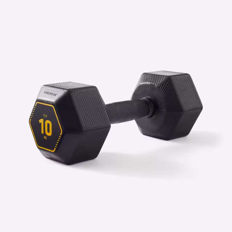 Tạ lục giác 10kg - Đen